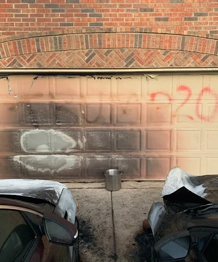 Vandalism supporting a political candidate in 2020